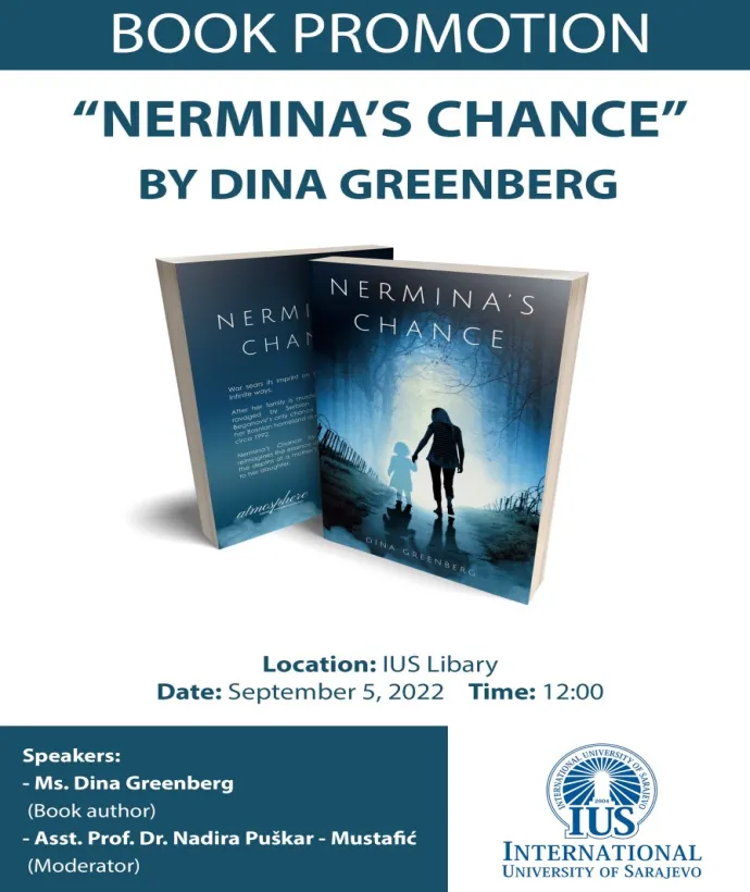 Promocija knjige - "Nermina's Chance" autorice Dine Greenberg