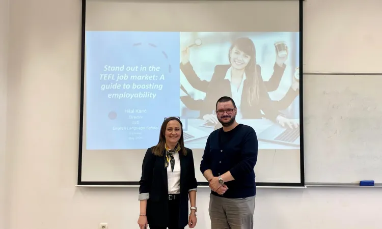 From Classroom to Career: Guest Speaker Hilal Karić Guides ELT Students Through the TEFL Job Market