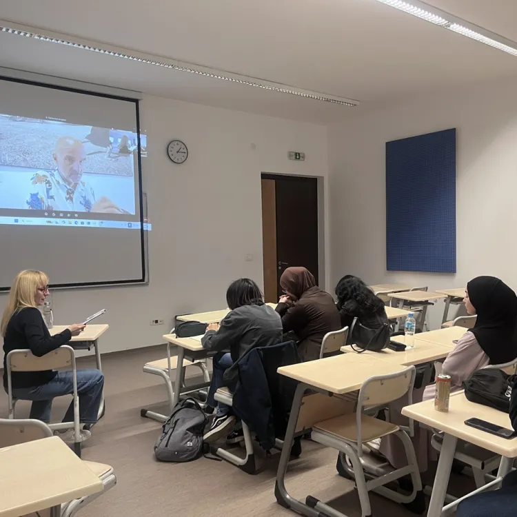 Artist Talks at IUS: Djamal Benmokhtar in Dialogue with Students of VA324 History of Graphic Design